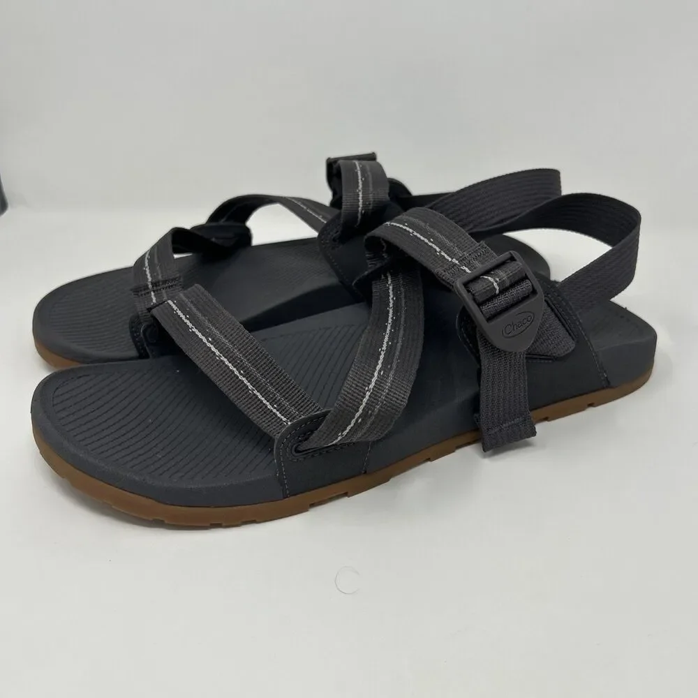 Chaco Sandals Shoes Mens Size 12 Gray Strappy Adjustable Slip On Outdoor Casual